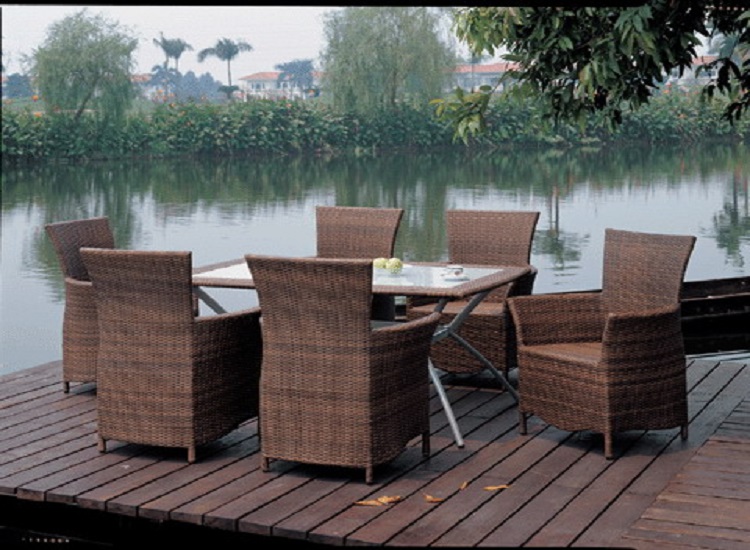 Plastic rattan furniture