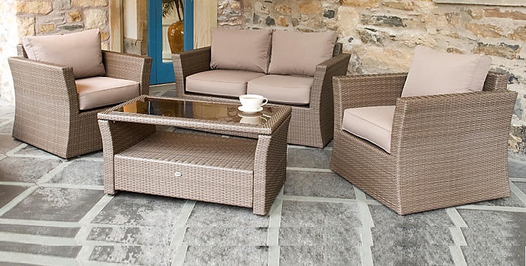 Plastic rattan furniture
