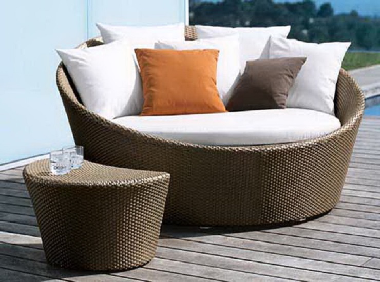 Plastic rattan furniture