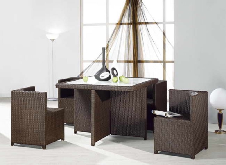 Plastic rattan furniture