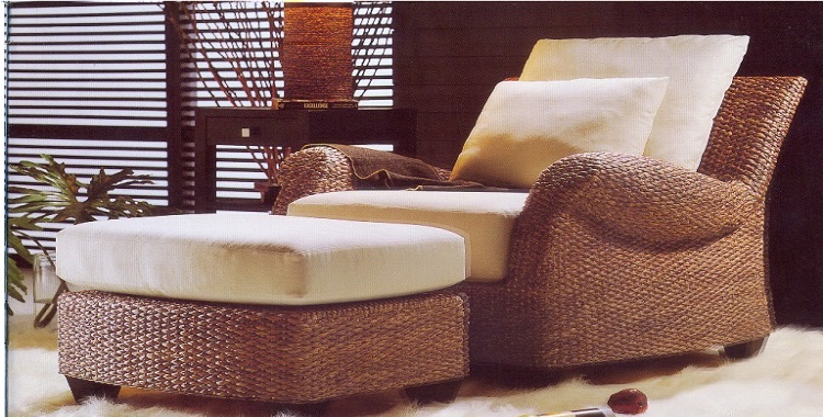 Water hyacinth furniture