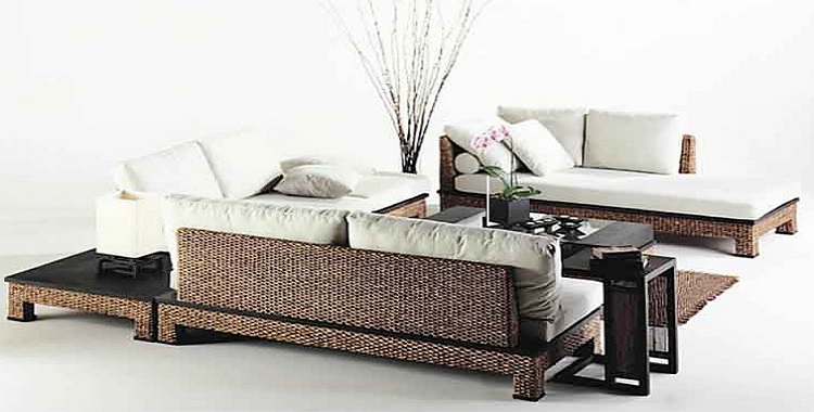 Water hyacinth furniture