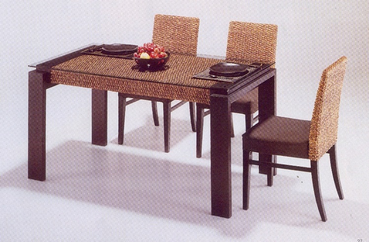 Water hyacinth furniture