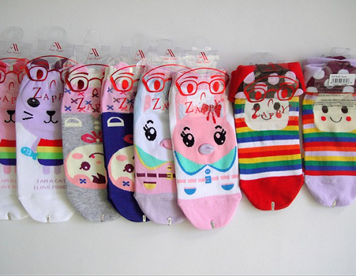 Zappy teen socks