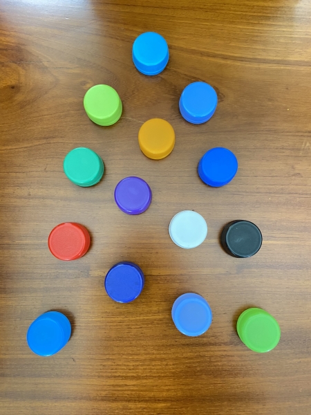 Plastic bottle caps