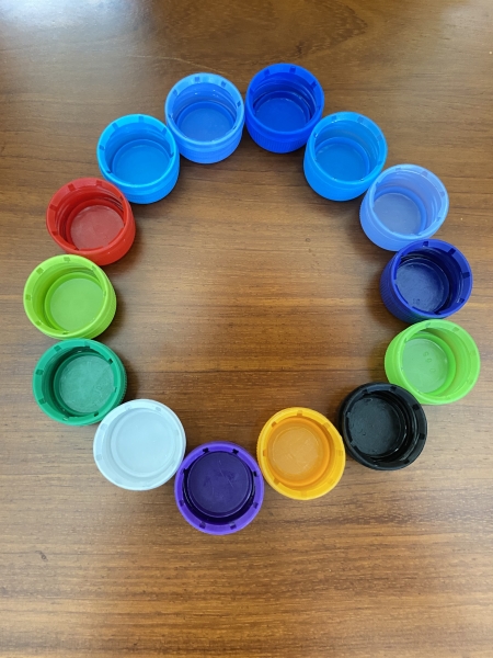 Plastic bottle caps