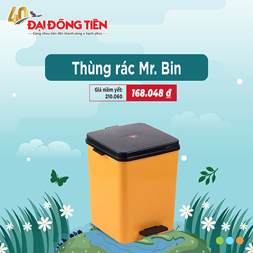 Plastic trash bin - Mr Bin