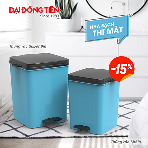 Plastic trash can - Super Bin