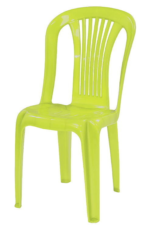Plastic chair - 7-stripe pattern