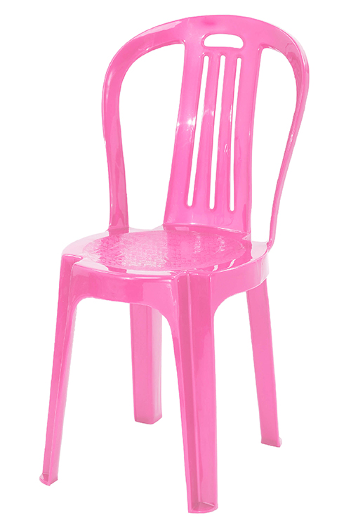 Plastic chair - 4-stripe pattern