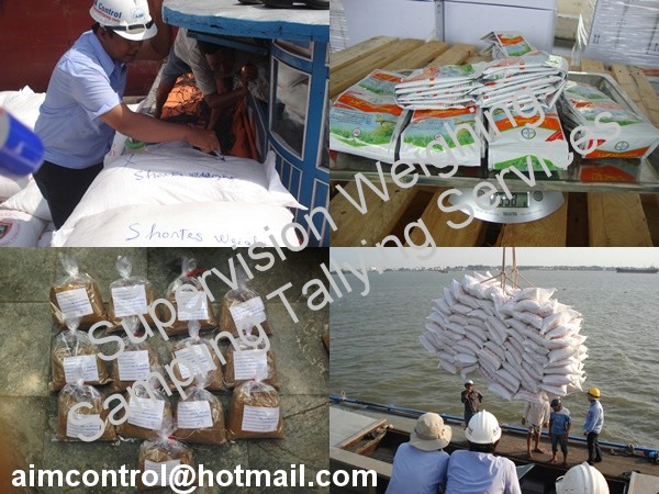 White rice quality & weighing inspection services