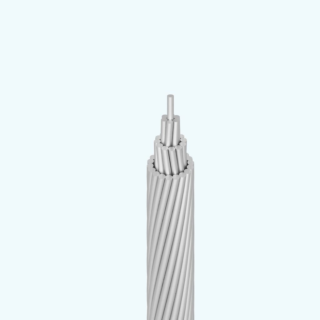 Steel-cored alloy cable