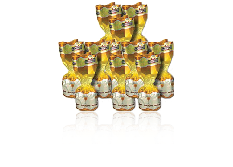 SWEET WITH EGGNOG FLAVOR FILLING (FILLED CANDIES)