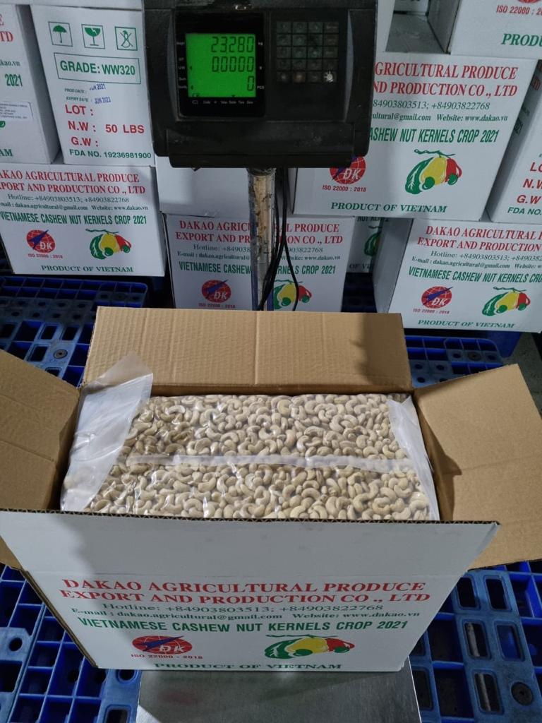 White Cashew Kernels