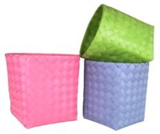 Rattan plastic basket