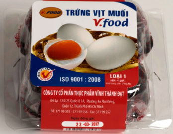 Salted duck eggs