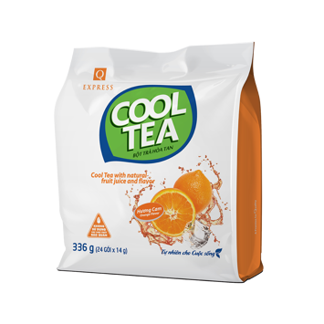 Orange instant tea powder