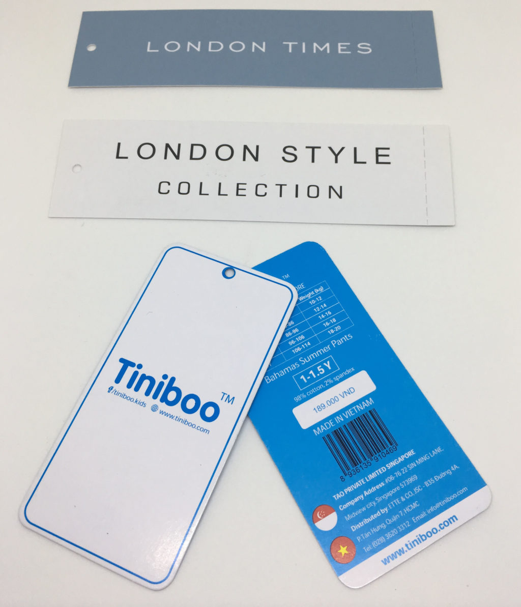 Swing tags