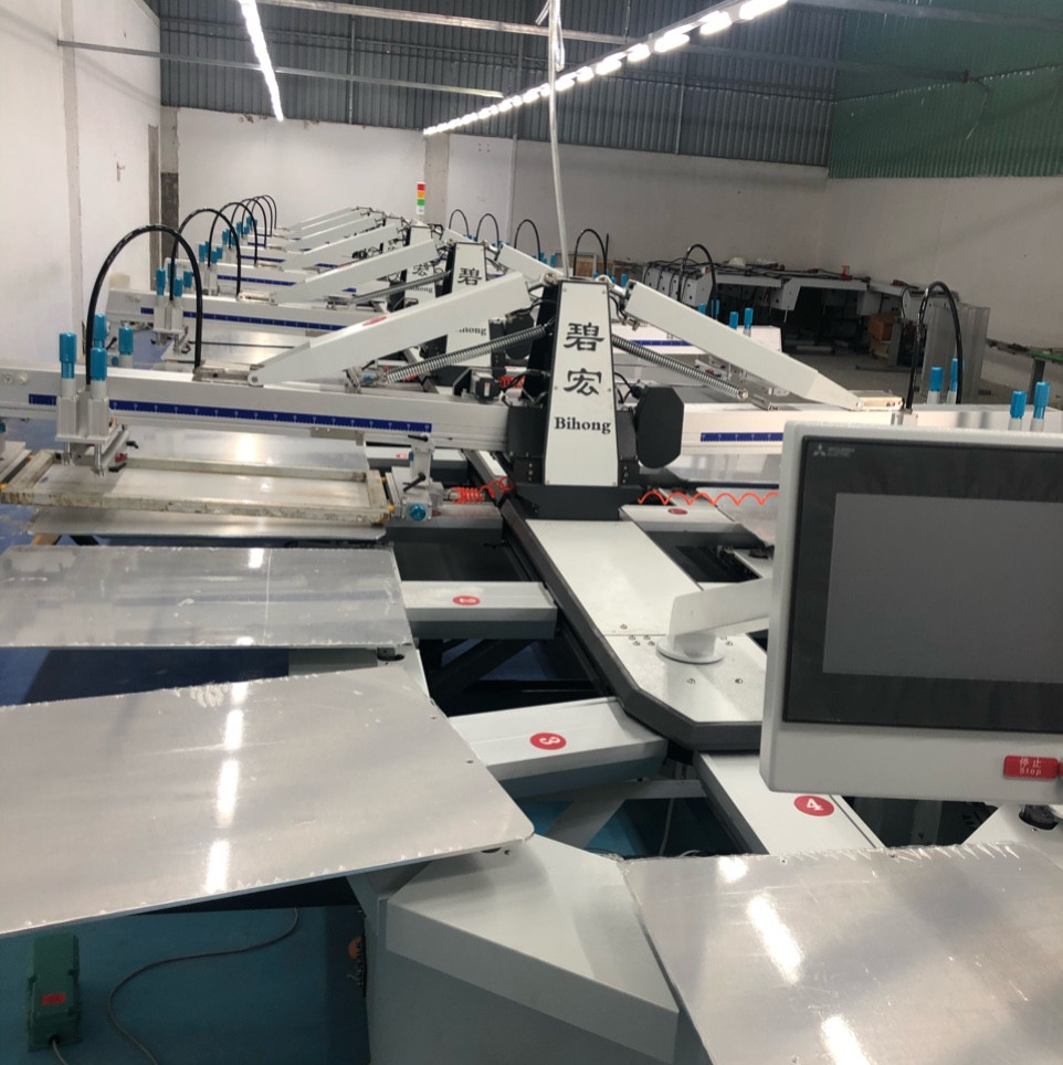Oval screen printing machine
