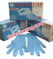 Nitrile examination gloves