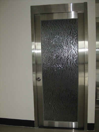 Stainless steel door