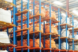 Chemical storage rack