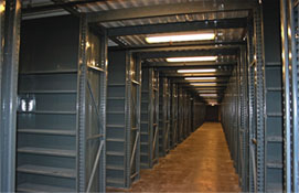 Industrial rack shelf