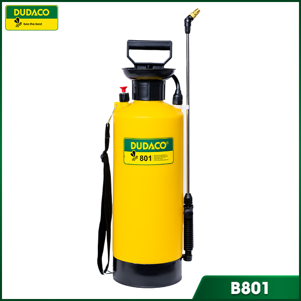 B801 – 8L Shoulder Sprayer with Brass or Plastic Nozzle