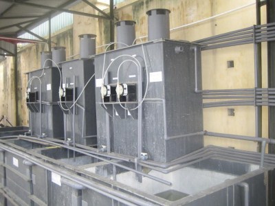 Electronic component treatment system