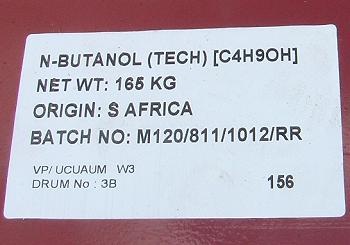 N-Butanol tech (C4H9OH)