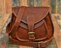 Leather handbag