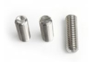 Threaded slotted set screw