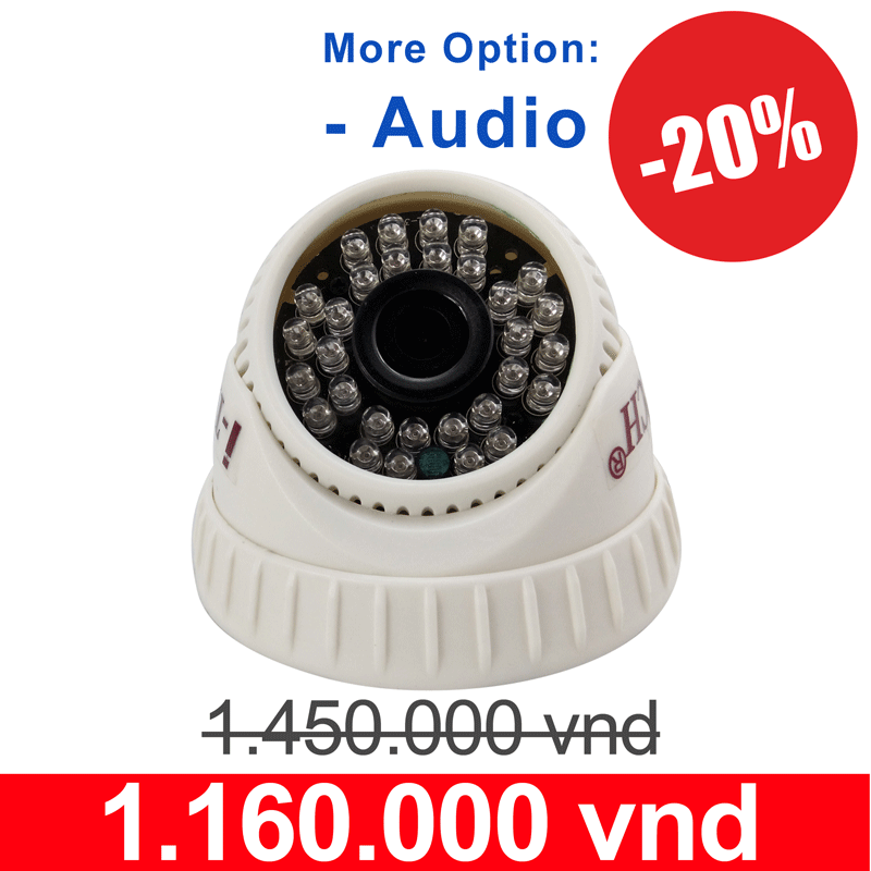 Plastic IR Dome Camera 1.3