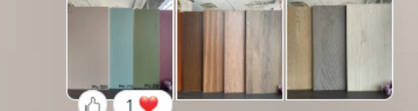Melamine coated board