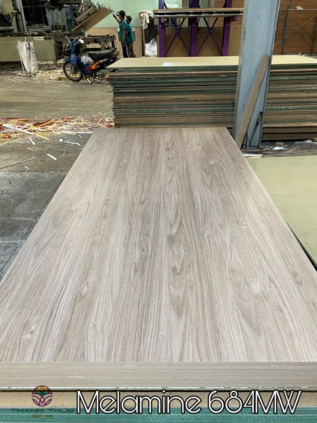 Melamine coated board