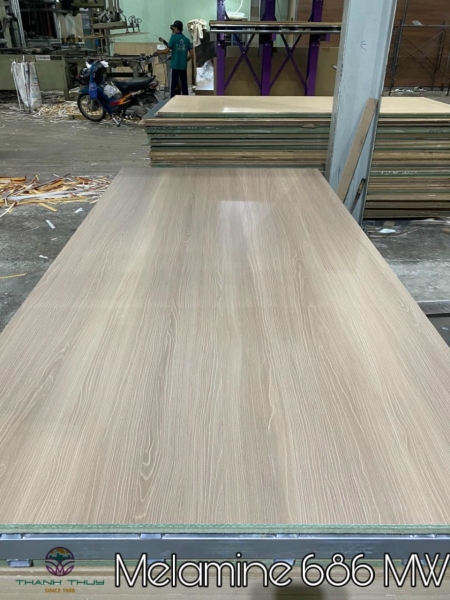 Melamine coated board