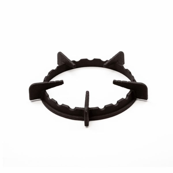 Rimmed pan support