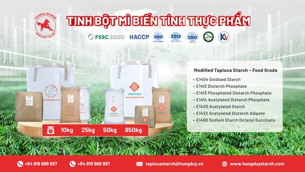 Food-grade modified tapioca starch
