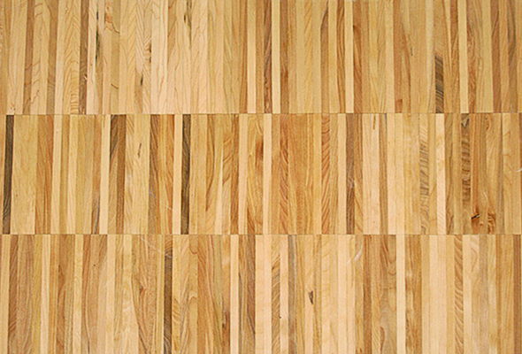 Industrial wood flooring