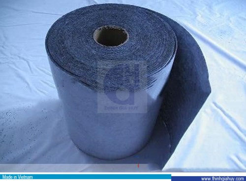 Needle punched fabric roll