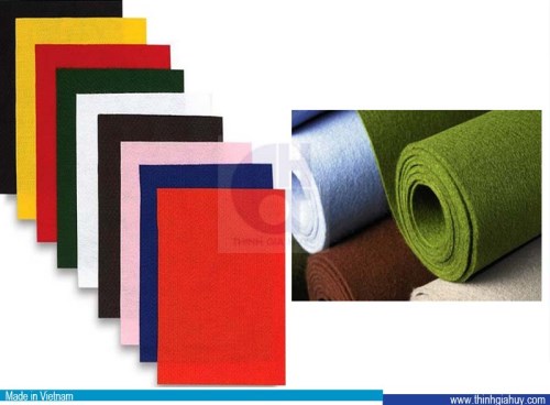 Needle punched fabric roll
