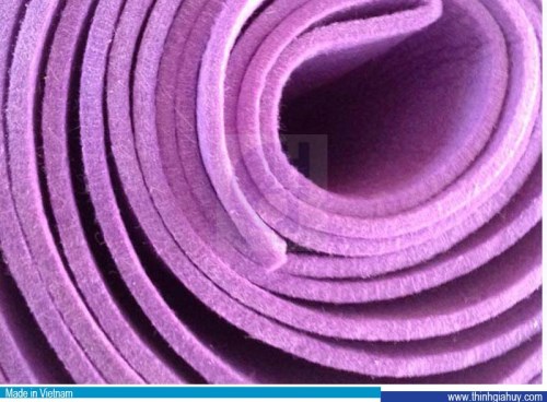 Needle punched fabric roll