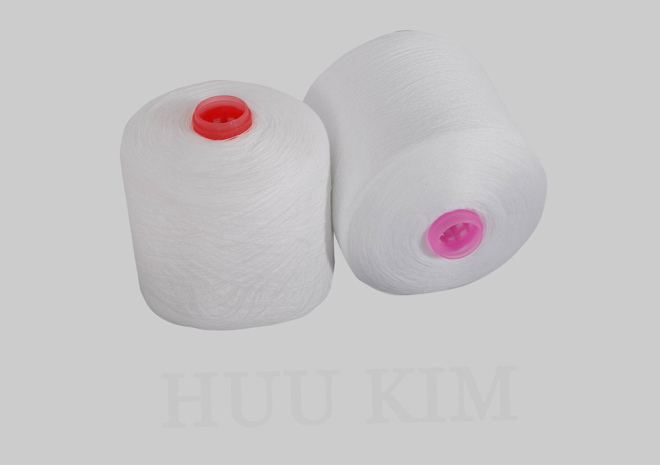 Spun polyester clothing thread