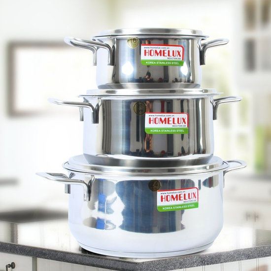 Stainless steel pot