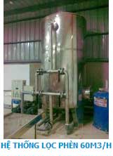 Alum filter system