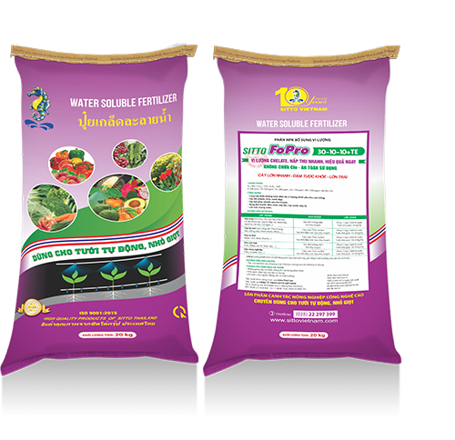 Sitto FoPro Soluble NPK 30-10-10