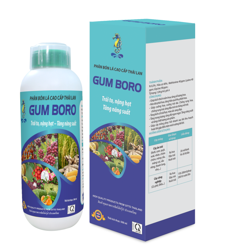 Gum-Boro foliar ferlilizer