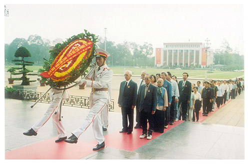 Chairman Mausoleum Visit - Ministry of Health