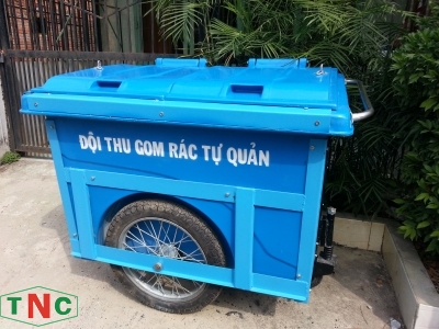 Composite trash can