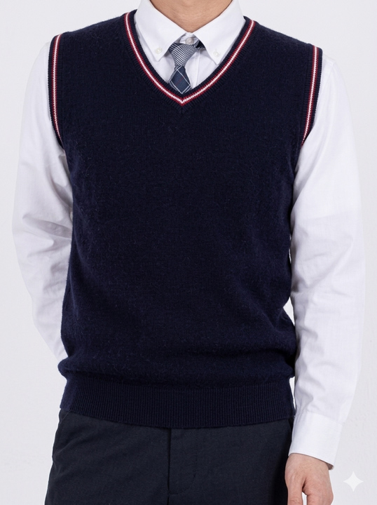 Knitted vest